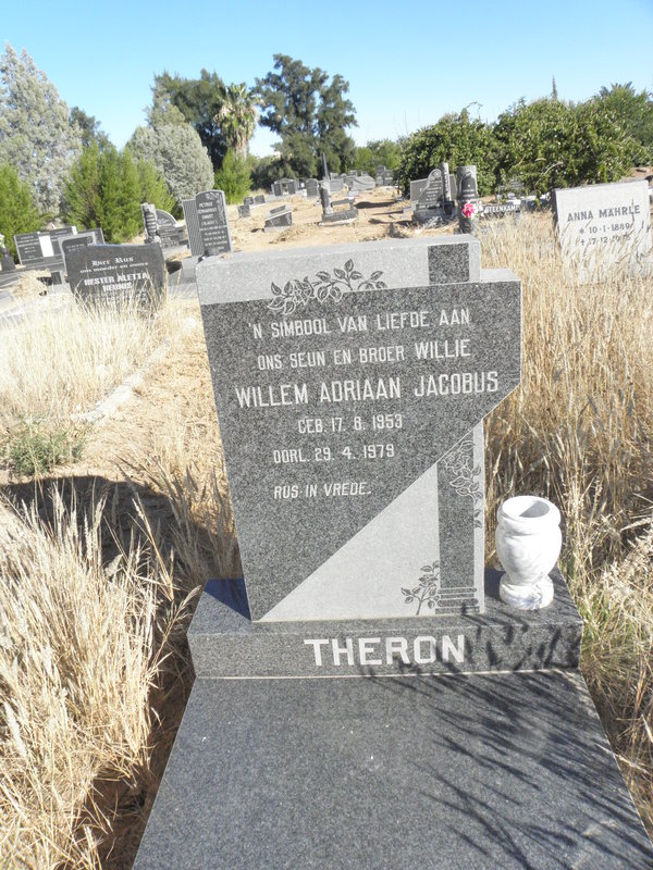 THERON Willem Adriaan Jacobus 1953-1979
