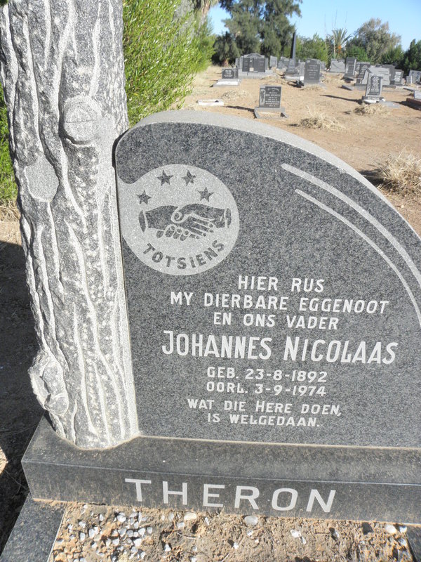 THERON Johannes Nicolaas 1892-1974