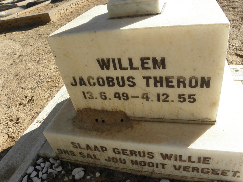 THERON Willem Jacobus 1949-1955