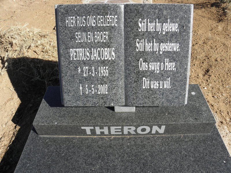 THERON Petrus Jacobus 1955-2002