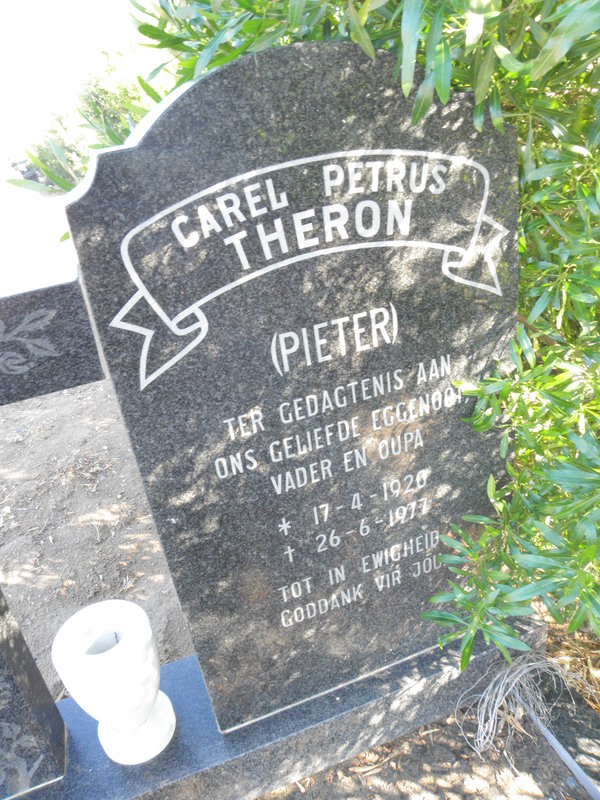 THERON Carel Petrus 1926-1977