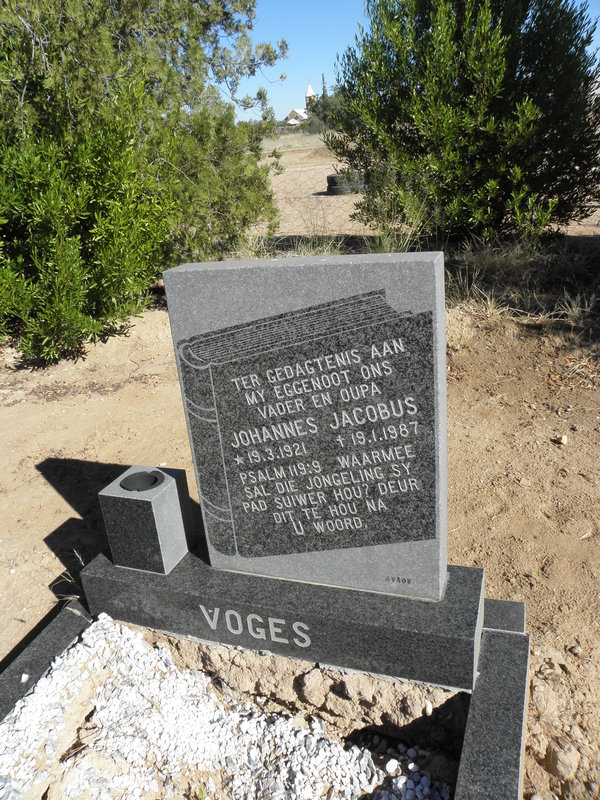 VOGES Johannes Jacobus 1921-1987