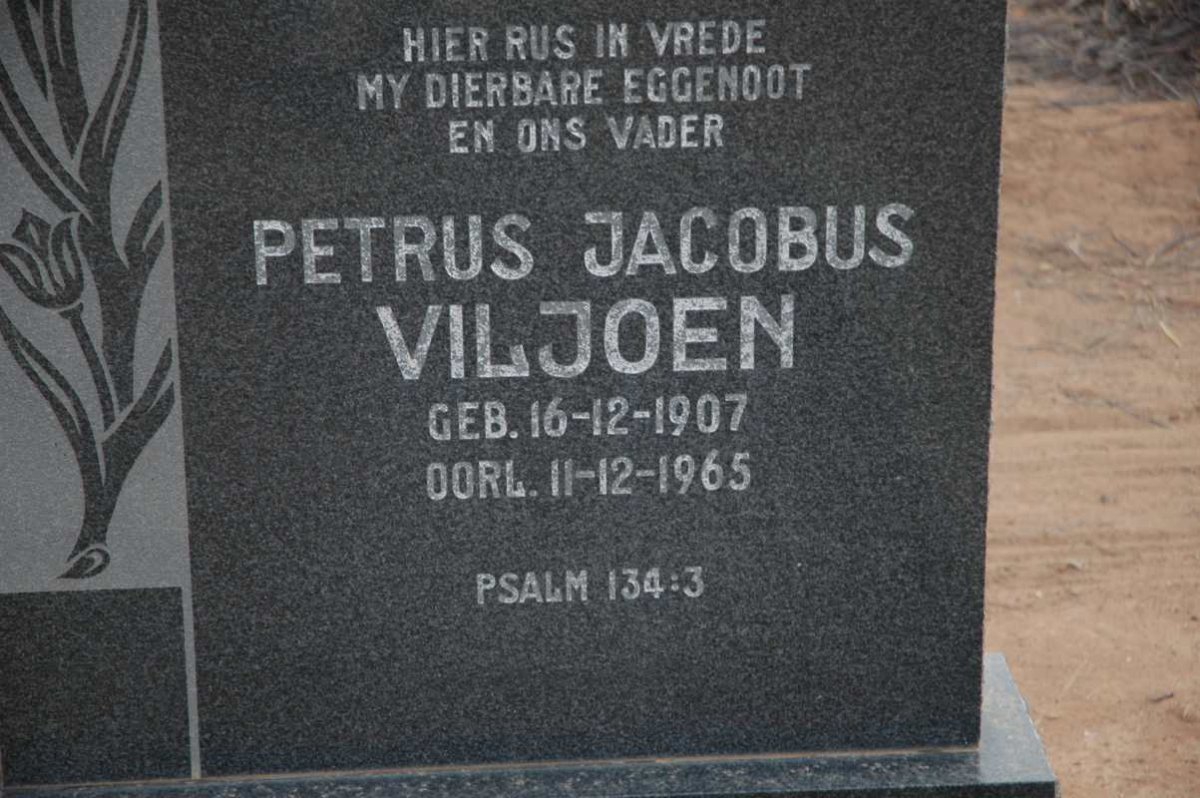 VILJOEN Petrus Jacobus 1907-1965