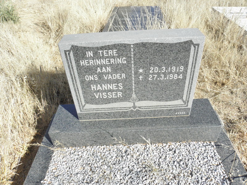 VISSER Hannes 1919-1984