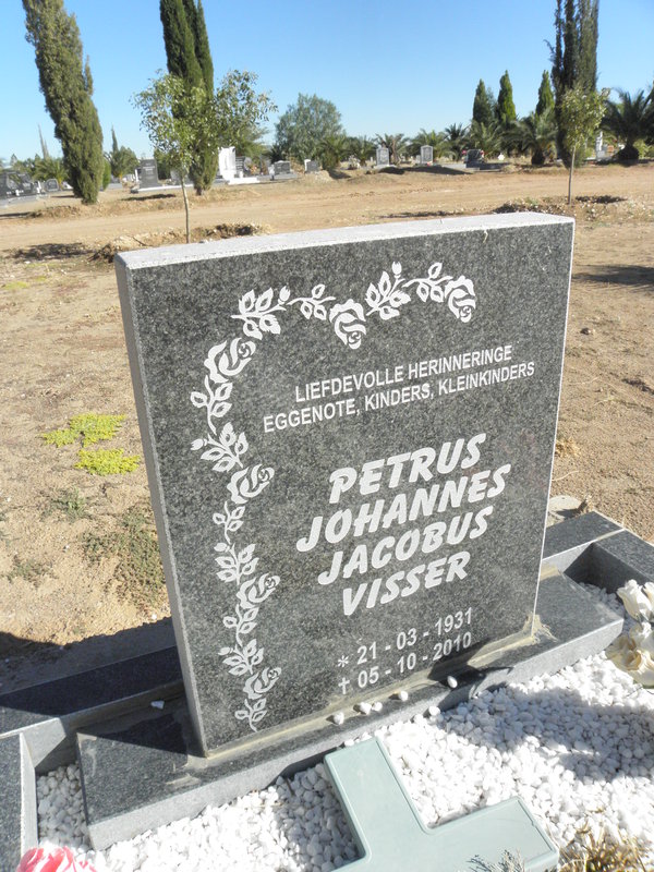 VISSER Petrus Johannes Jacobus 1931-2010