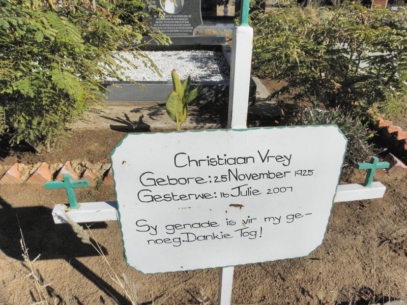 VREY Christiaan 1927-2007