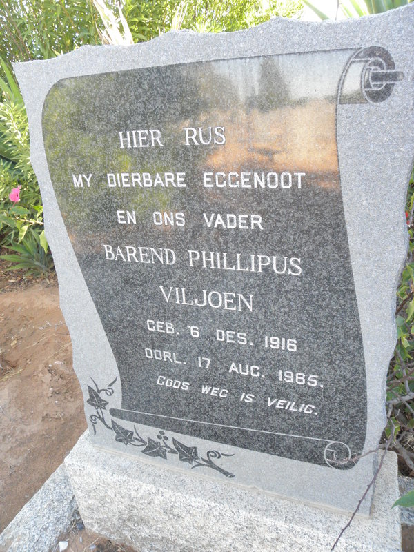 VILJOEN Barend Phillipus 1916-1965