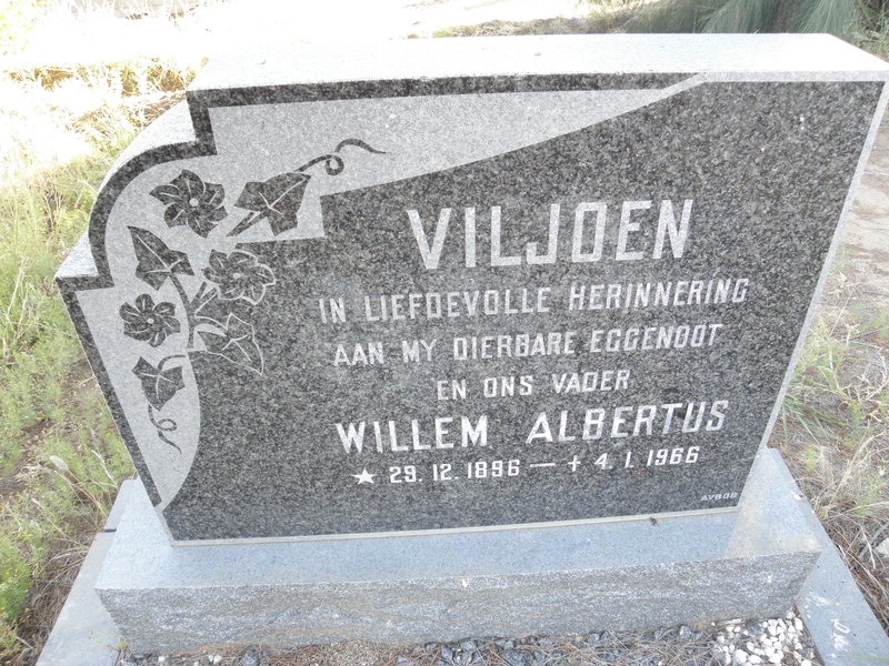 VILJOEN Willem Albertus 1896-1966