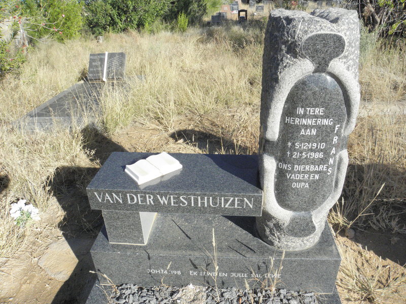 WESTHUIZEN Frans, van der 1910-1986
