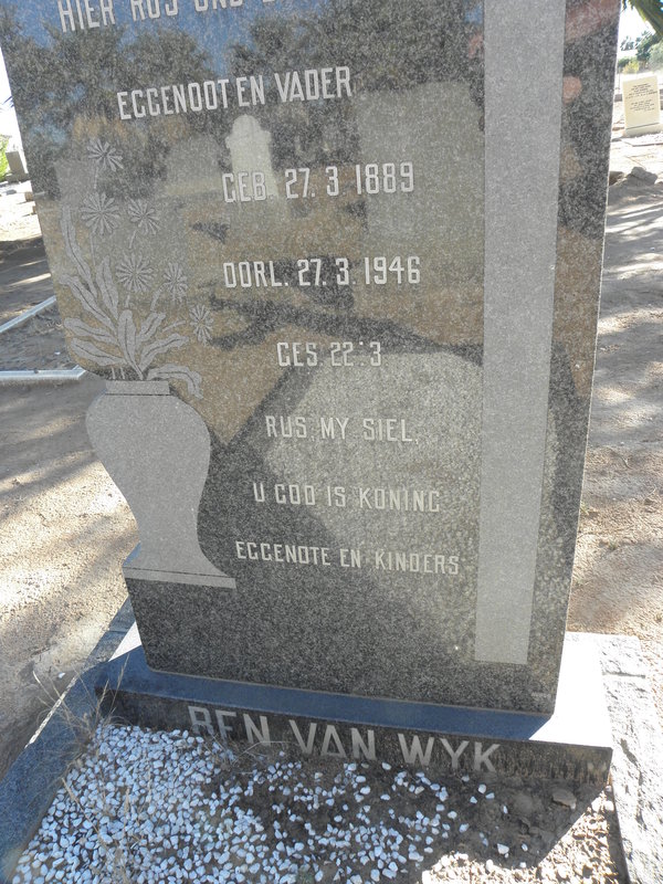 WYK Ben, van 1889-1946
