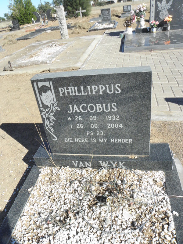 WYK Phillippus Jacobus, van 1932-2004