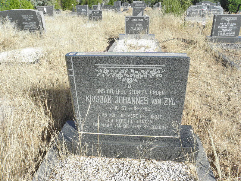 ZYL Krisjan Johannes, van 1957-1982