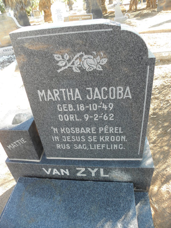ZYL Martha Jacoba, van 1949-1962