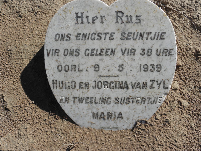 ZYL, van 1939-1939 :: VAN ZYL Maria 1939-1939