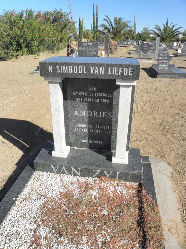 ZYL Andries, van 1946-1998