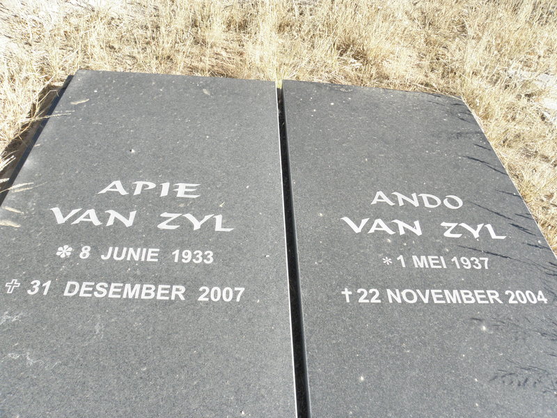 ZYL Apie, van 1933-2007 &amp; Ando 1937-2004