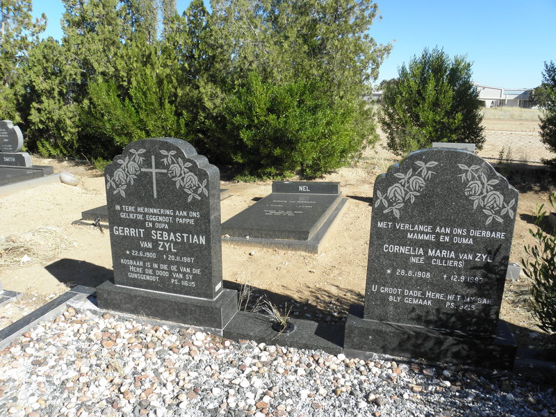 ZYL Gerrit Sebastian, van 1900-1987 &amp; Cornelia Maria CILLIERS 1908-1993