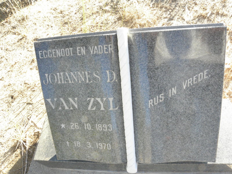ZYL Johannes D., van 1893-1970
