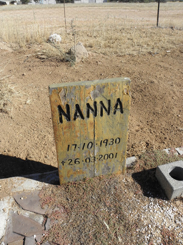 ? Nanna 1930-2001