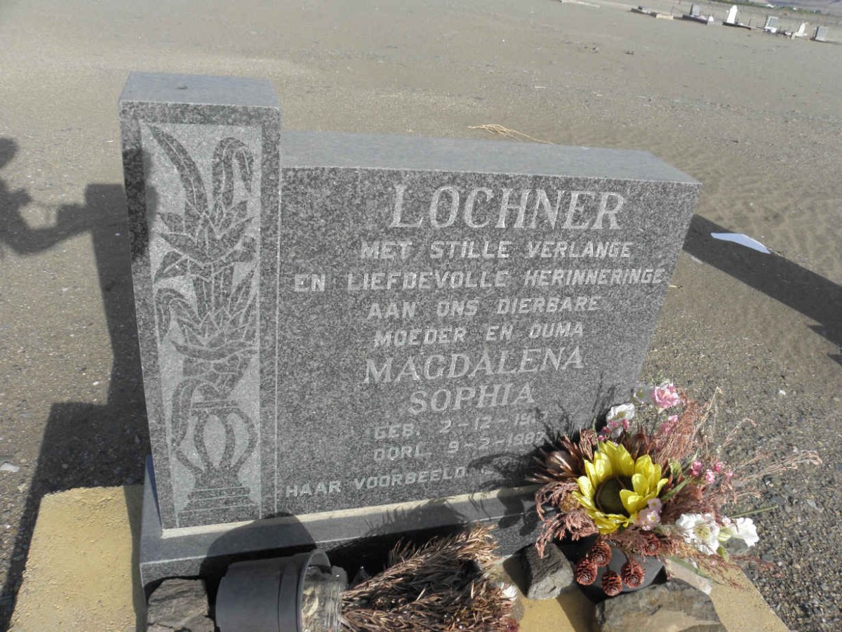 LOCHNER Magdalena Sophia 1912-1987