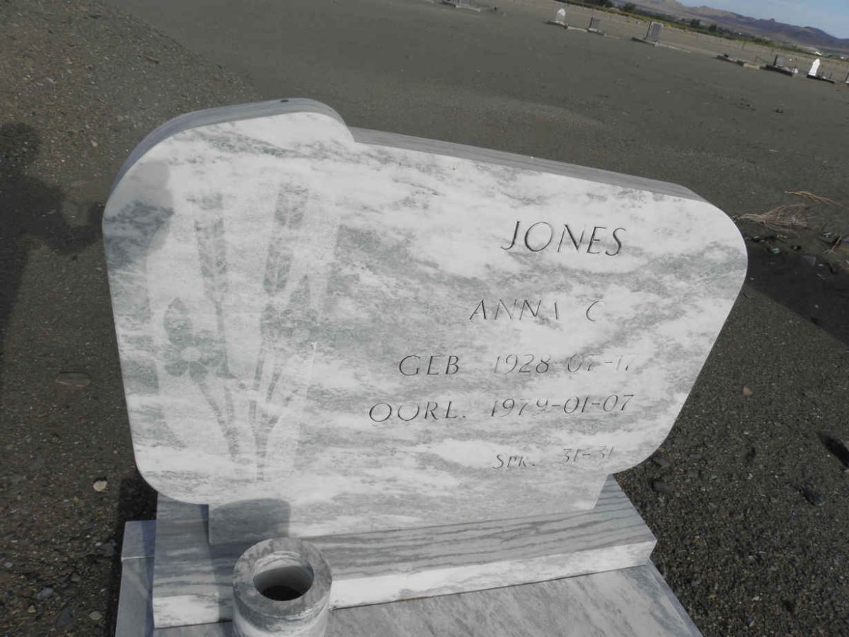 JONES Anna C. 1928-1979
