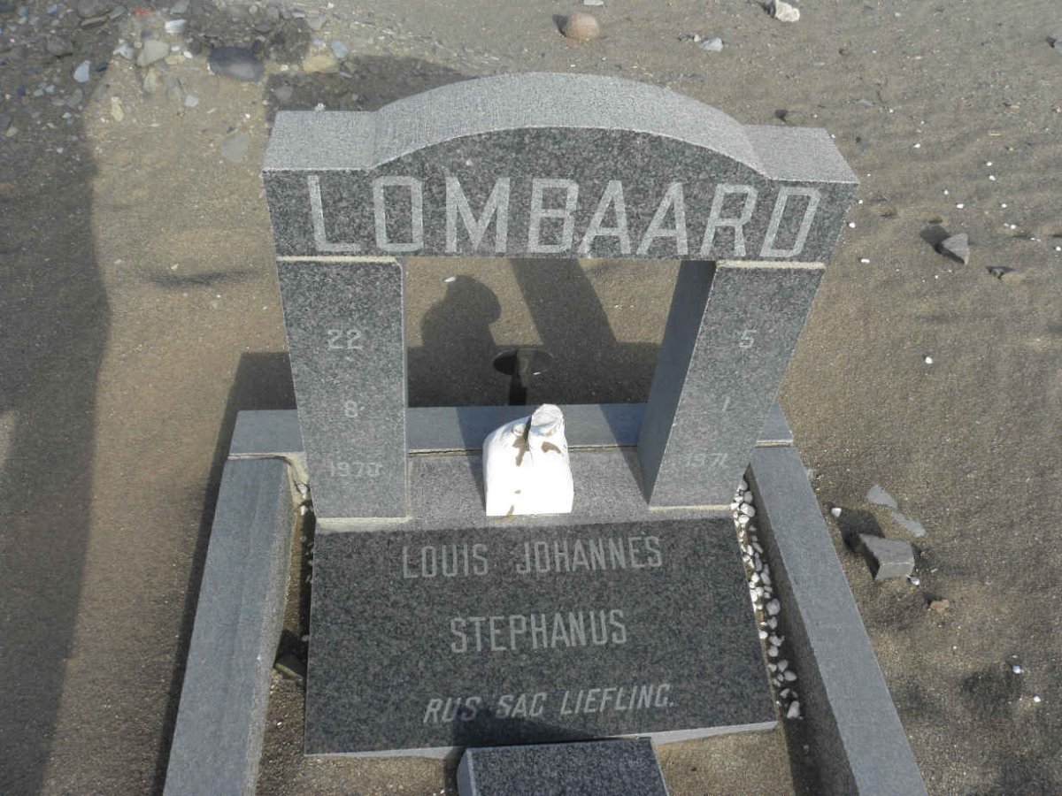 LOMBAARD Louis Johannes Stephanus 1970-1971