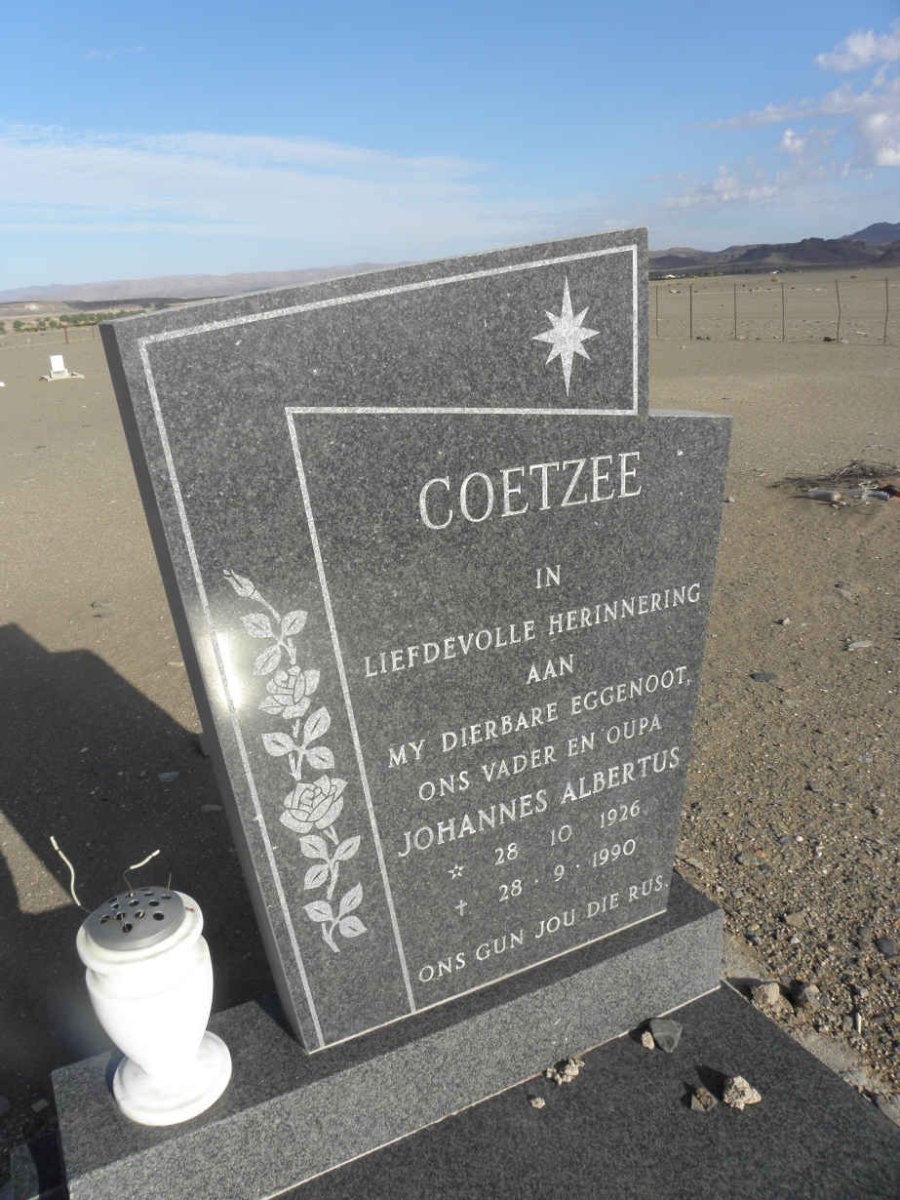 COETZEE Johannes Albertus 1926-1990