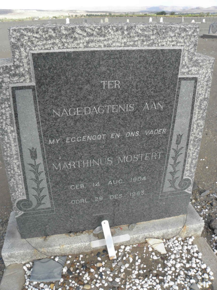 MOSTERT Marthinus 1904-1963
