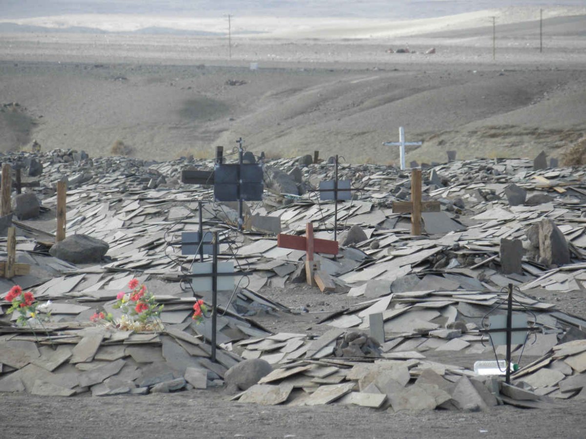 3. View of adjacent graves