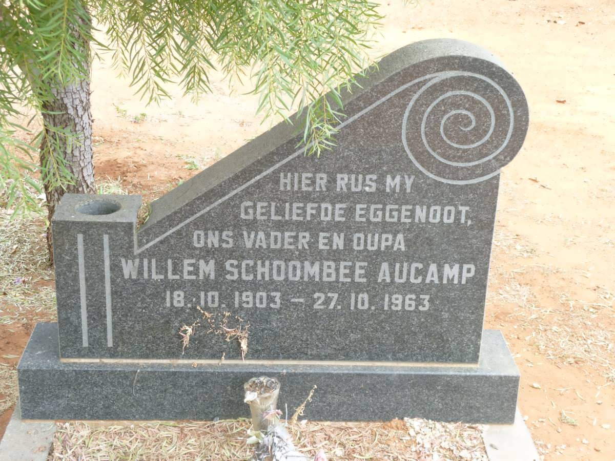 AUCAMP Willem Schoombee 1903-1963