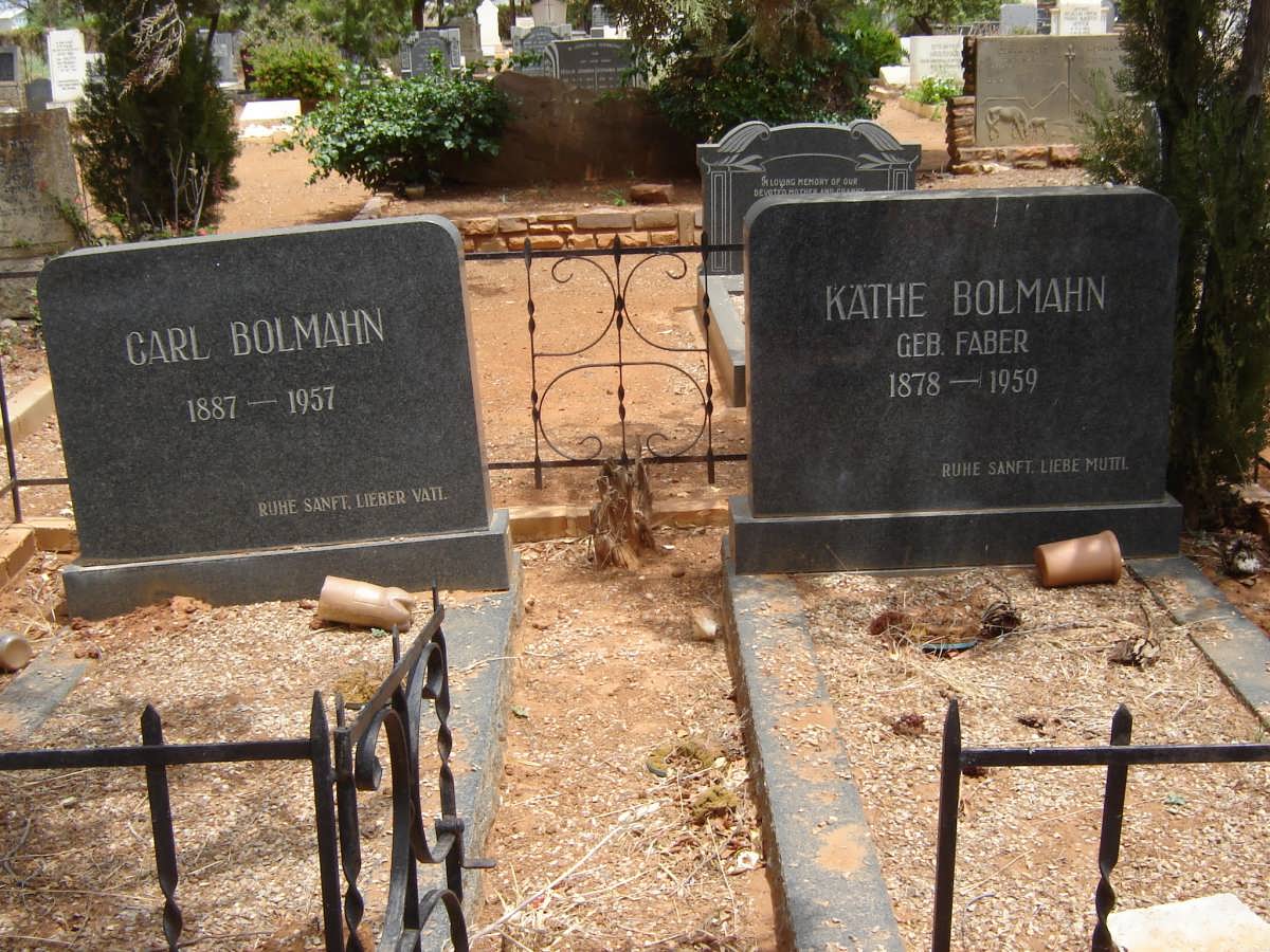 BOLMAHN Carl 1887-1957 &amp; Kathe FABER 1878-1959