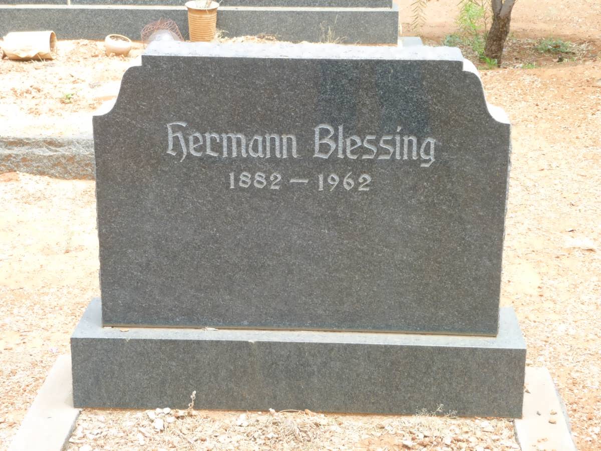 BLESSING Hermann 1882-1962