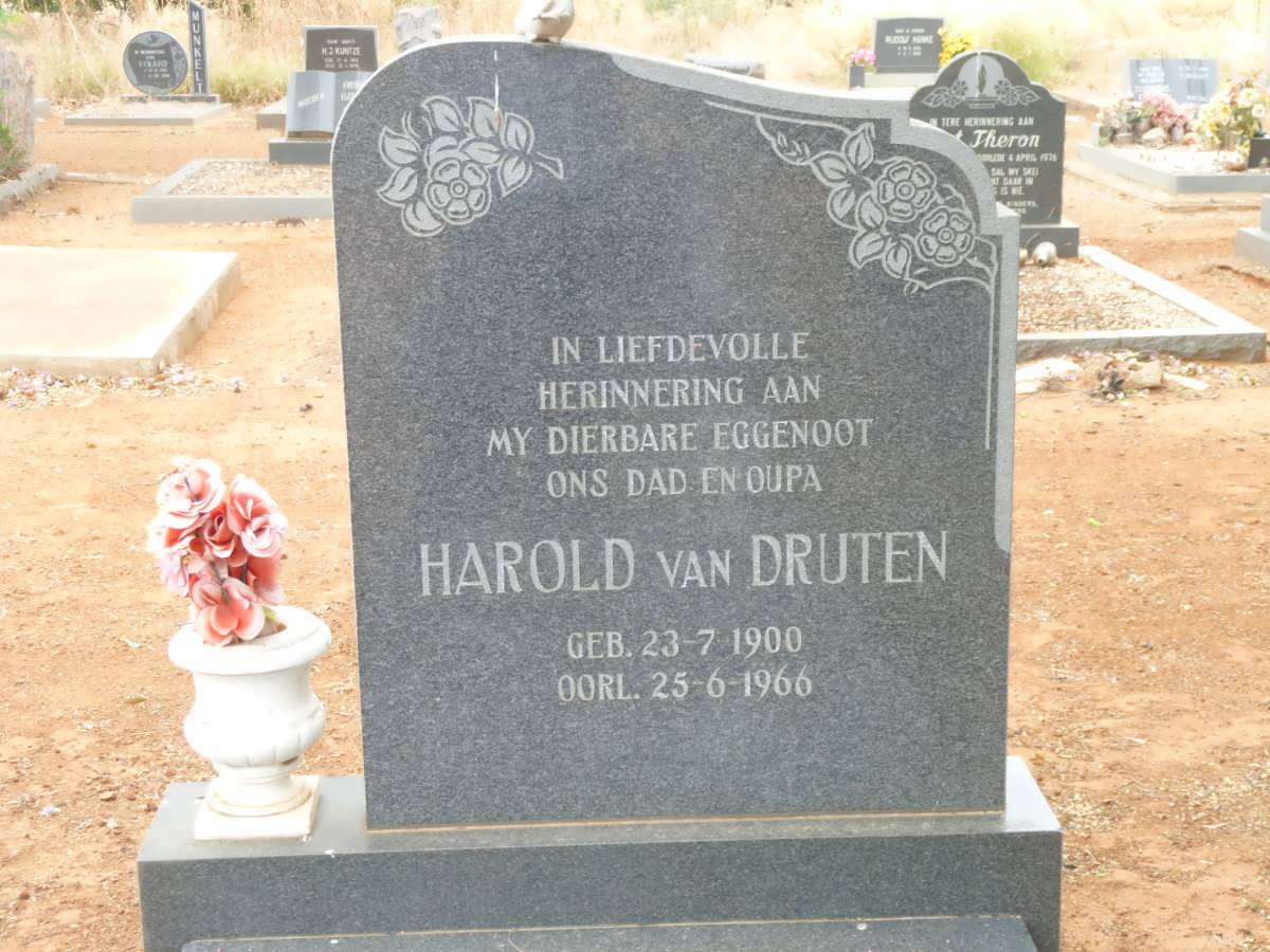 DRUTEN Harold, van 1900-1966