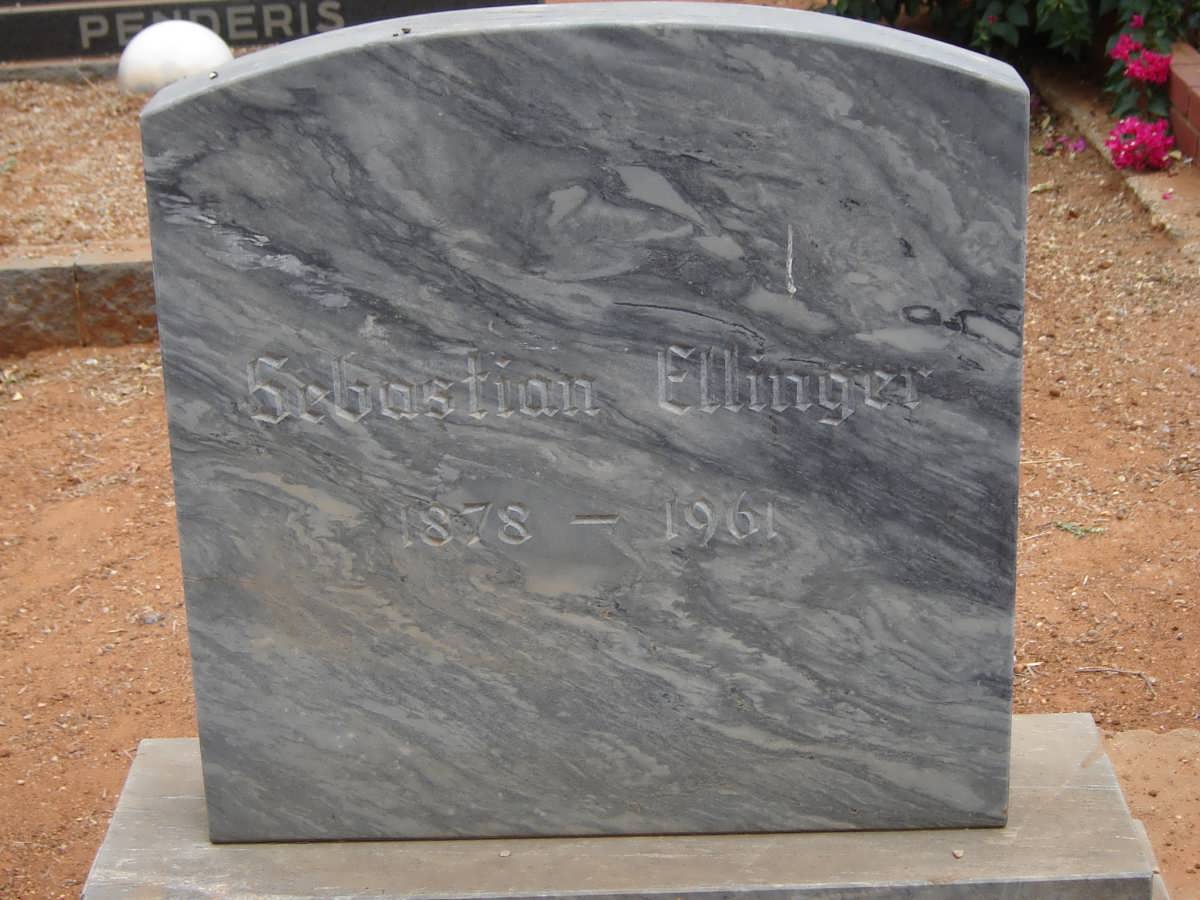 ELLINGER Sebastian 1878-1961