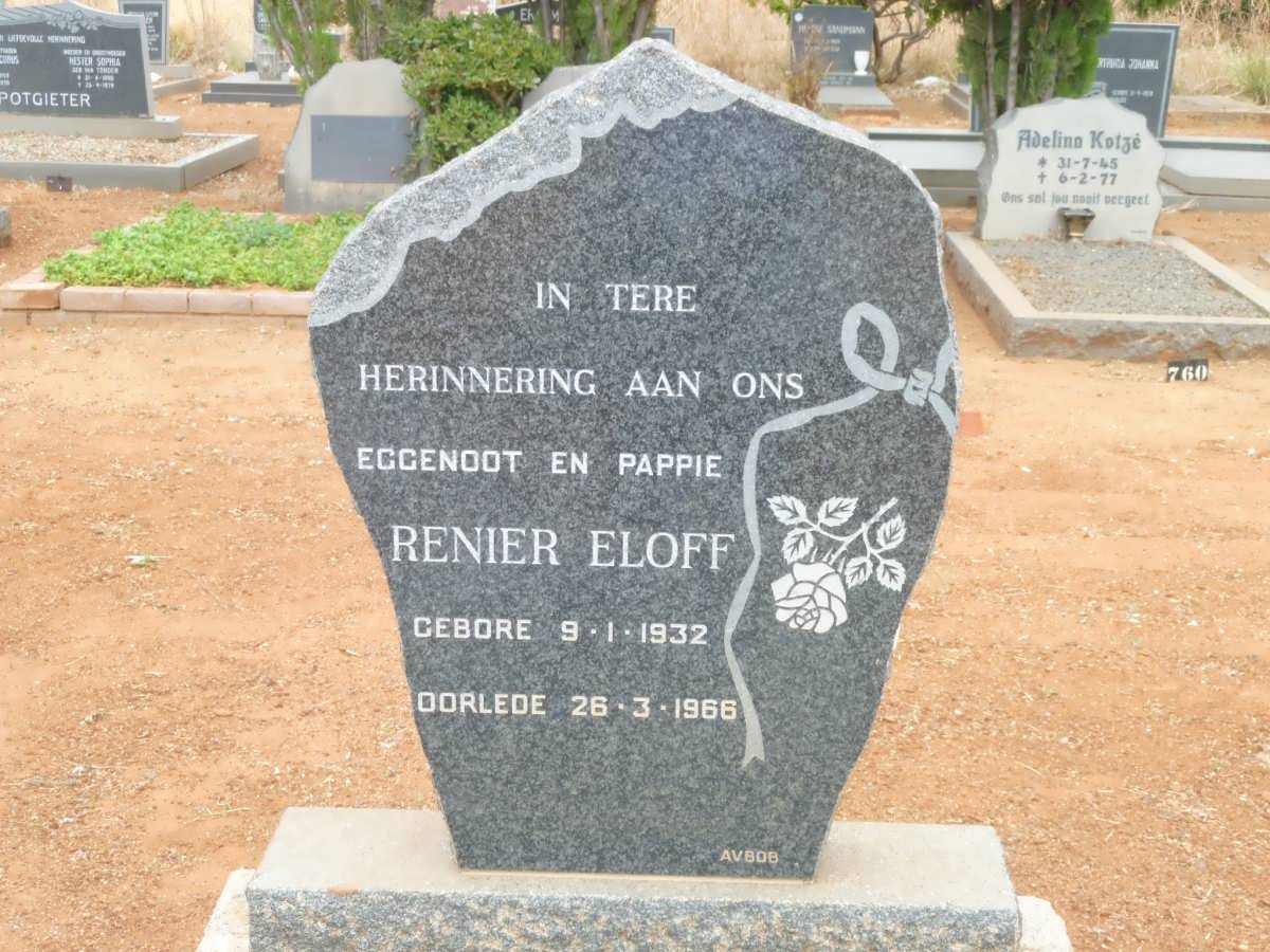 ELOFF Renier 1932-1966
