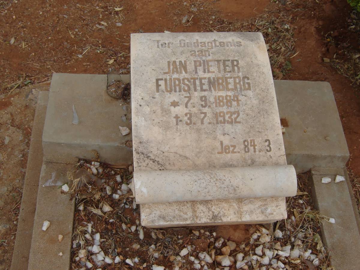 FURSTENBERG Jan Pieter 1884-1932