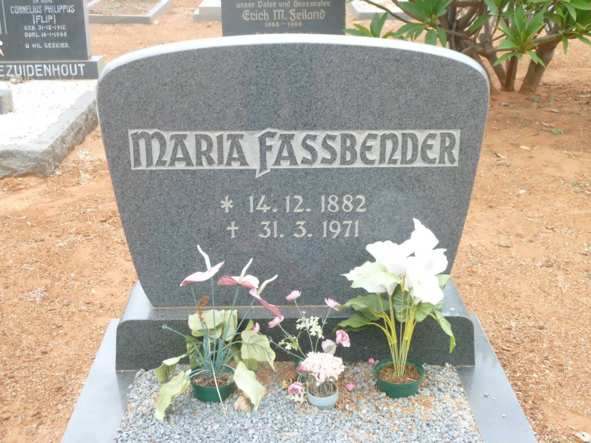 FASSBENDER Maria 1882-1971