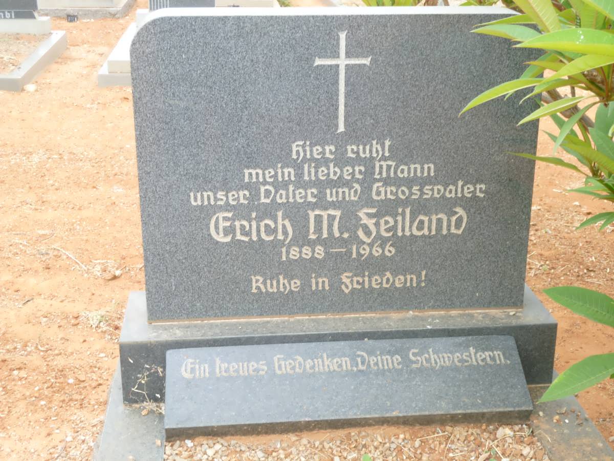 FEILAND Erich M. 1888-1966