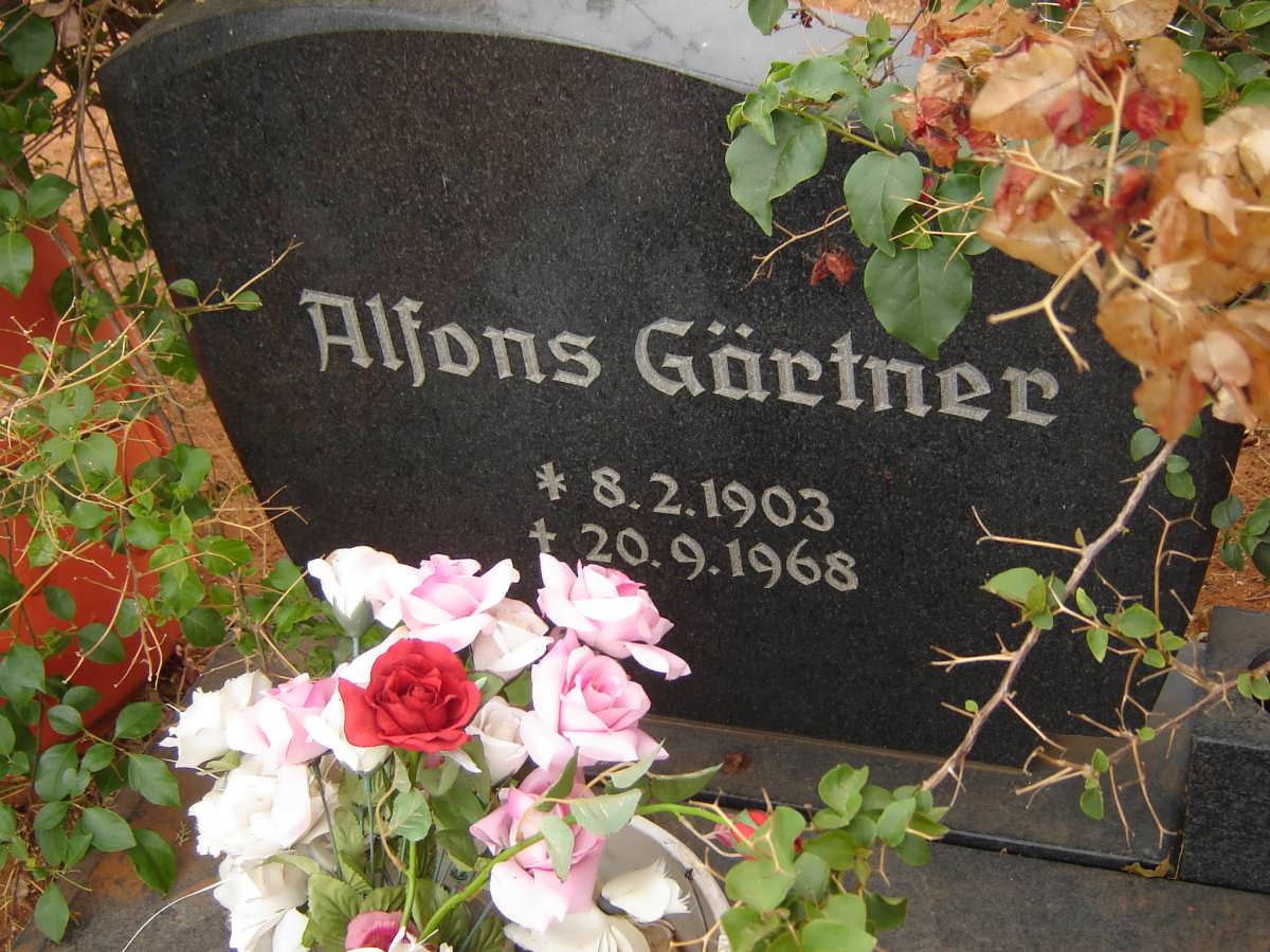 GÄRTNER Alfons 1903-1968
