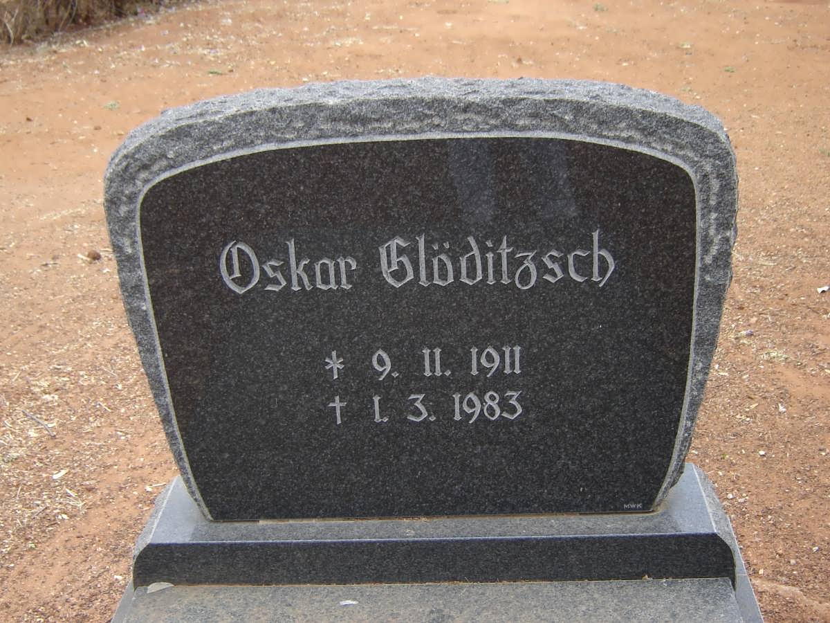 GLÖDITZSCH Oskar 1911-1983