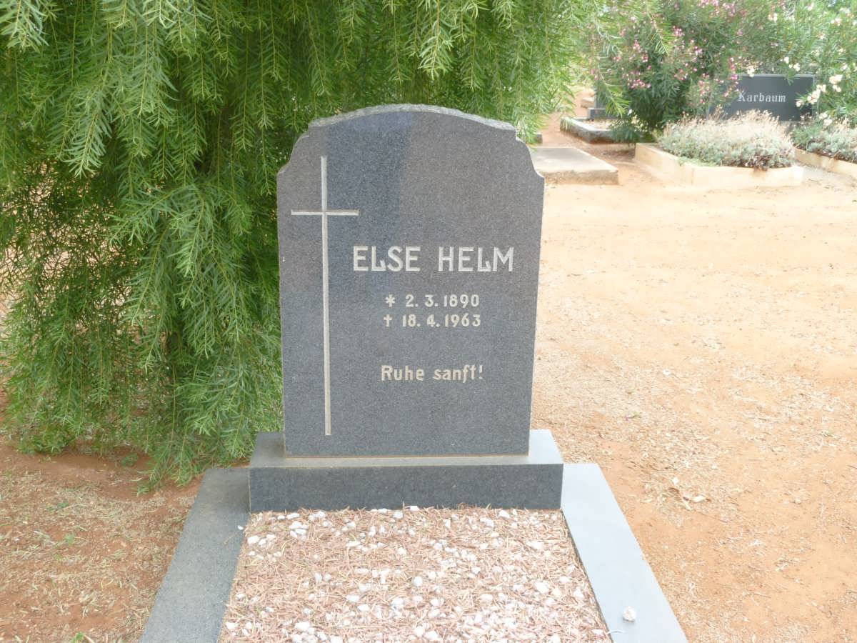 HELM Else 1890-1963