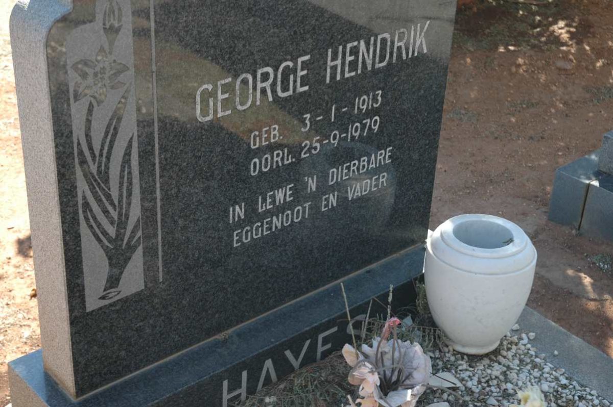 HAYES George Hendrik 1913-1979