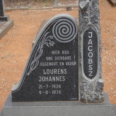 JACOBSZ Lourens Johannes 1924-1974