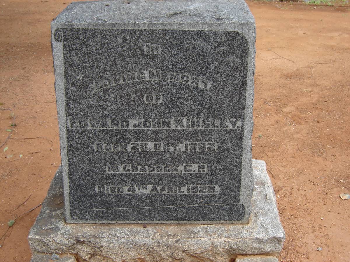 KINSLEY Edward John 1882-1928
