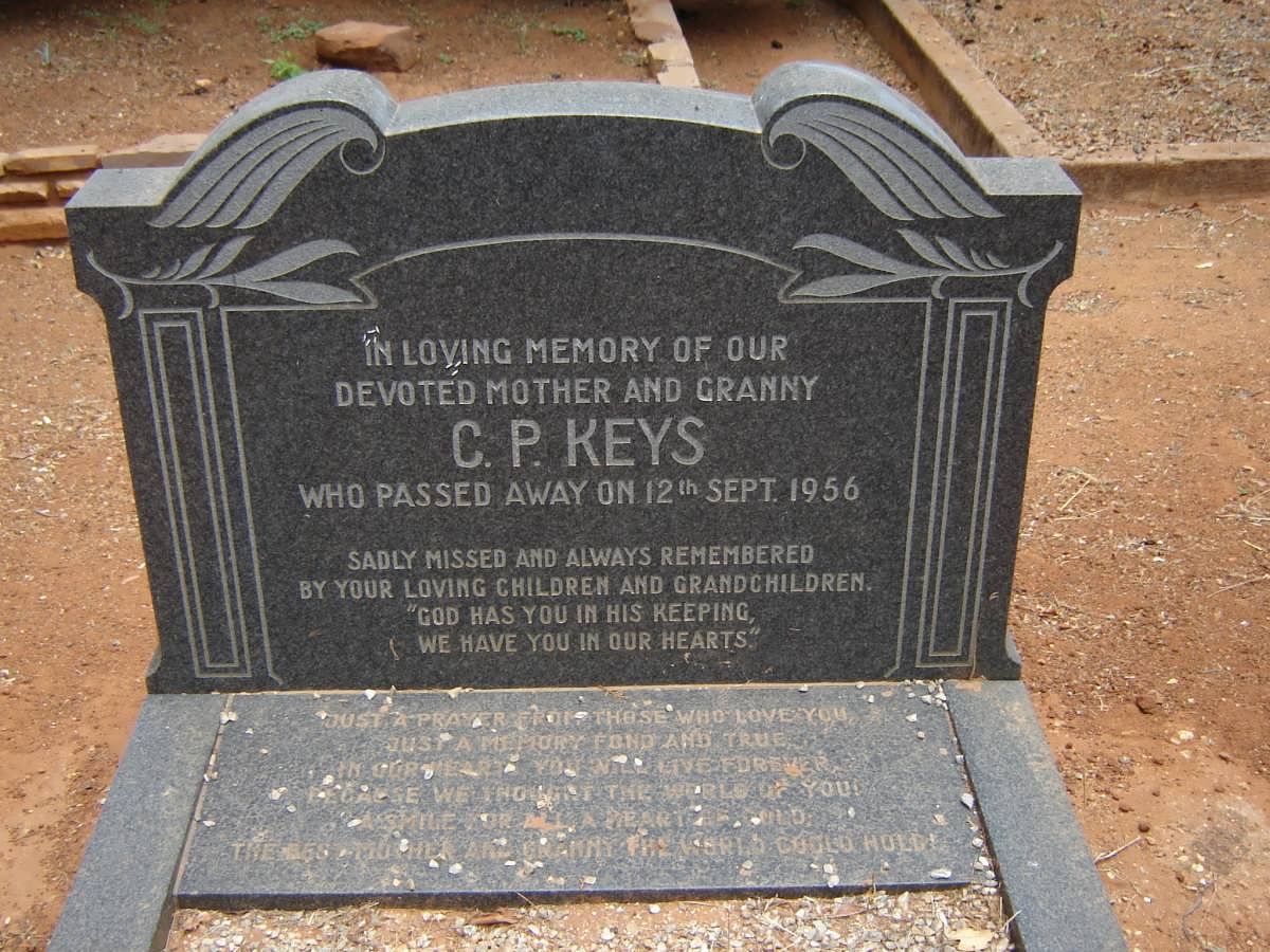 KEYS C.P. -1956