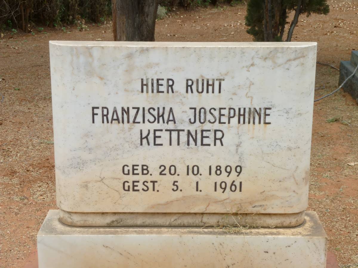 KETTNER Franziska Josephine 1899-1961