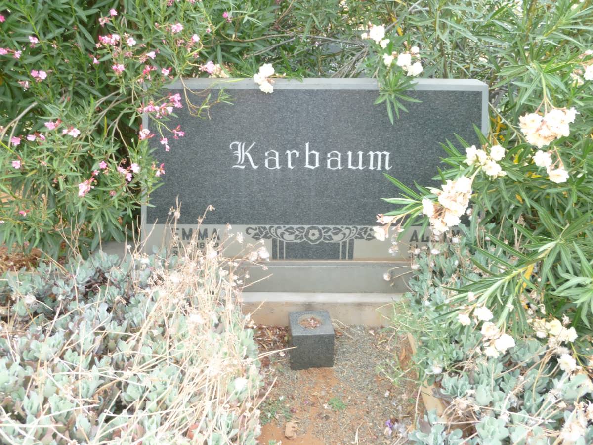 KARBAUM Albin 1881-1965 &amp; Emma 1894-1964