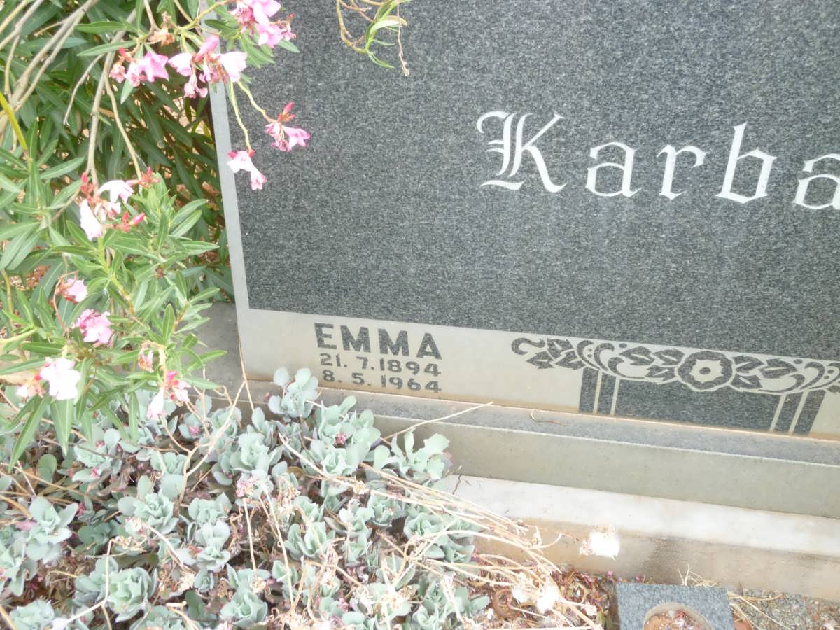 KARBAUM Emma 1894-1964