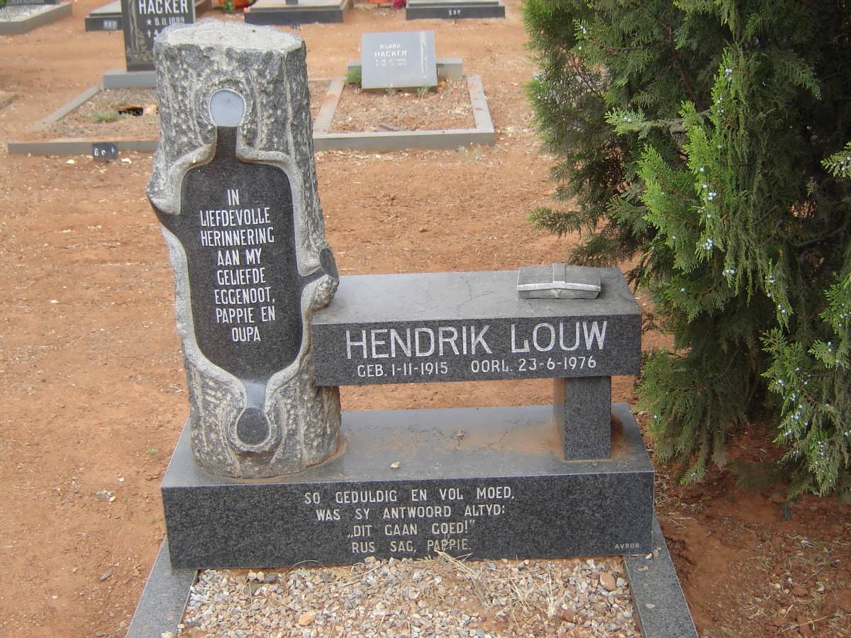 LOUW Hendrik 1915-1976
