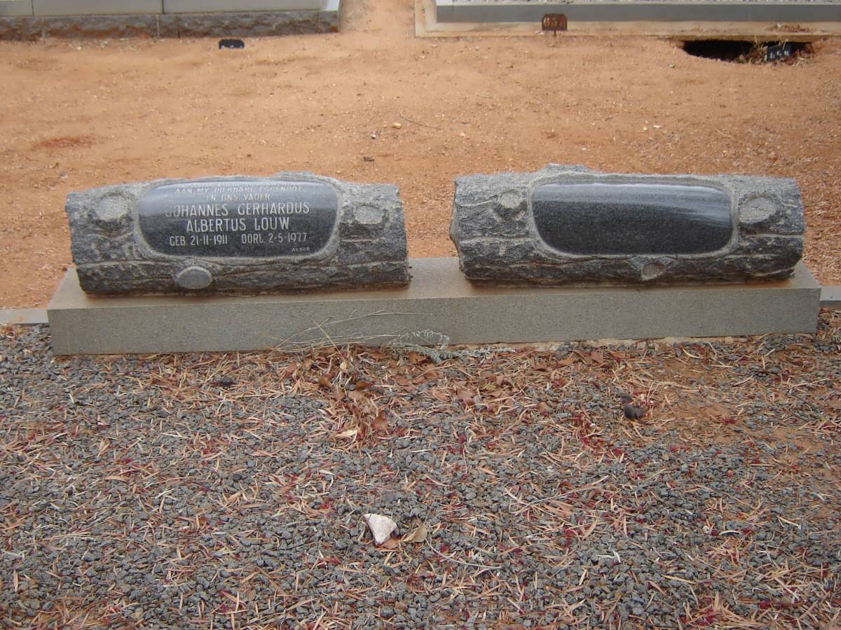 LOUW Johannes Gerhardus Albertus 1911-1977